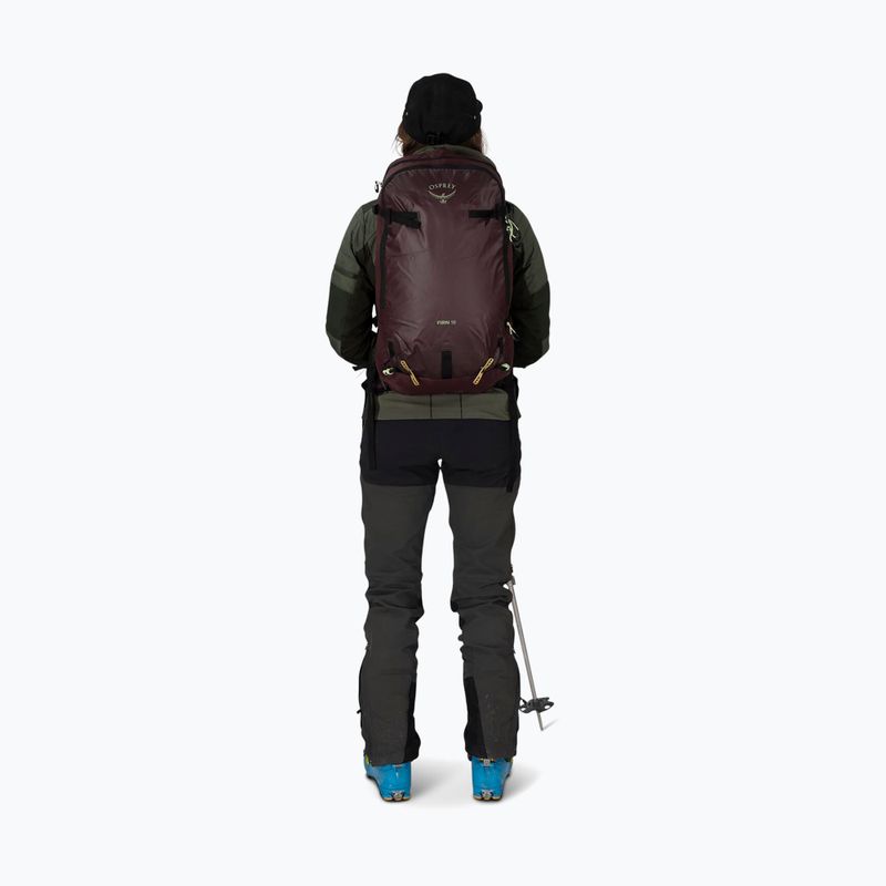 Skitouringový batoh Osprey Firn 18 l elderberry purple/peppermint green 6