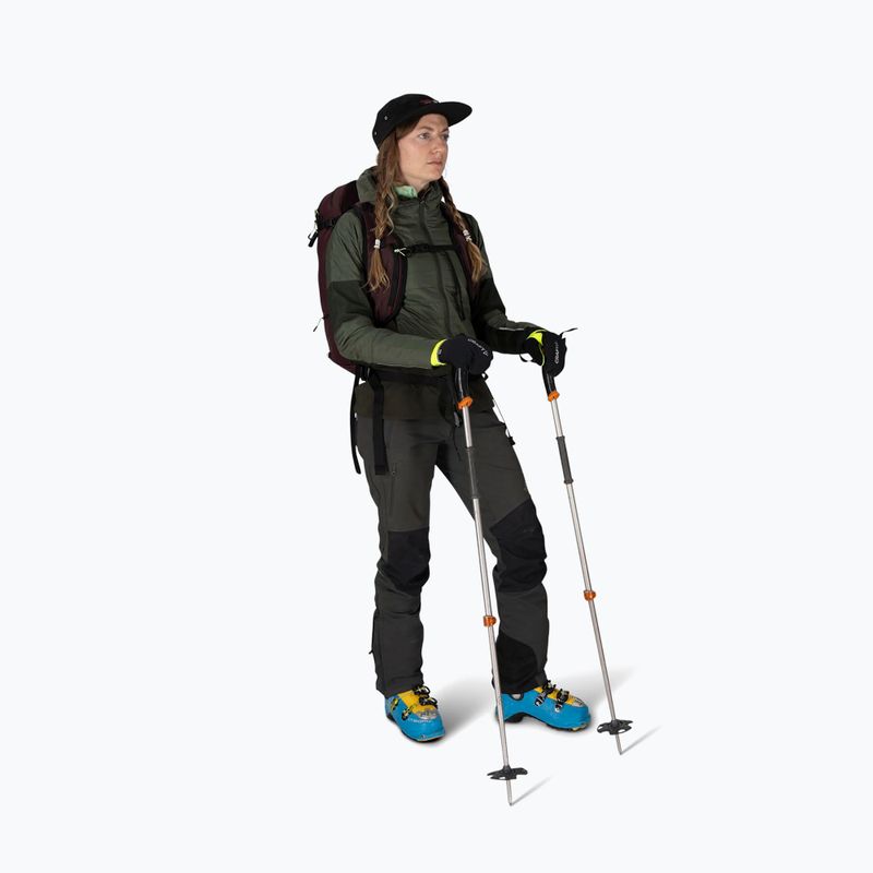Skitouringový batoh Osprey Firn 18 l elderberry purple/peppermint green 8