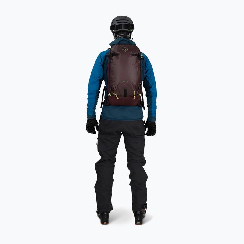 Skitouringový batoh Osprey Firn 18 l elderberry purple/peppermint green 9