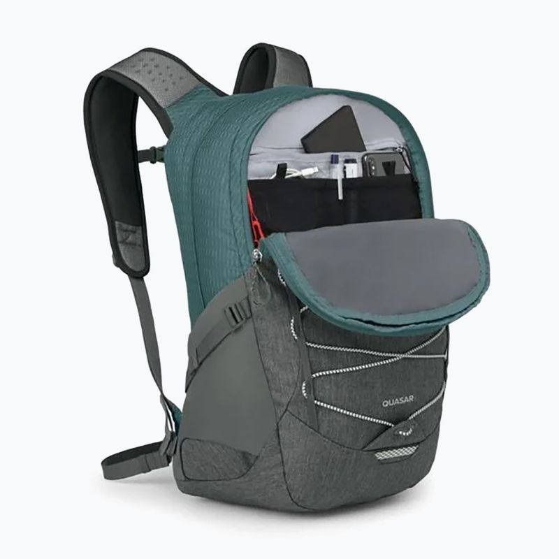 Batoh Osprey Quasar 26 l cascade blue / coal grey 4
