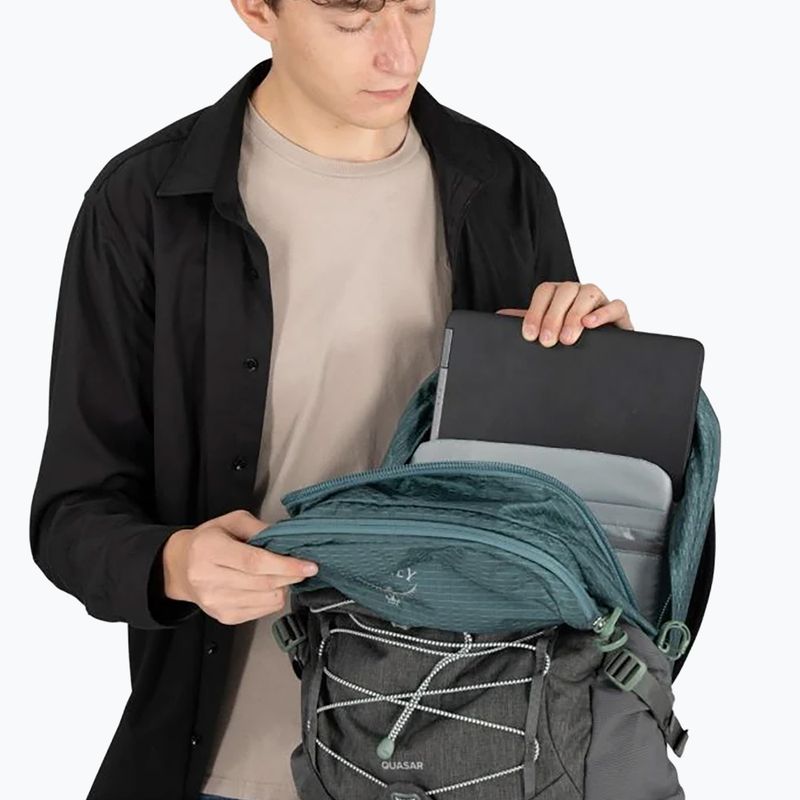Batoh Osprey Quasar 26 l cascade blue / coal grey 7