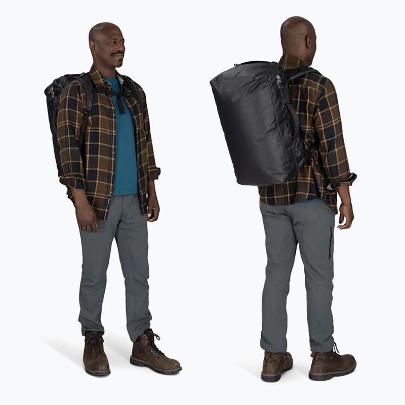 Cestovná taška Osprey Transporter Duffel 44 l raven black 6