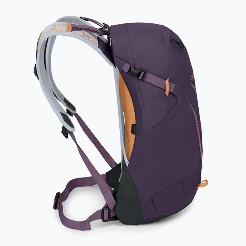 Turistický batoh Osprey Hikelite 18 l purple ink/purple dusk/cheddar orange 2