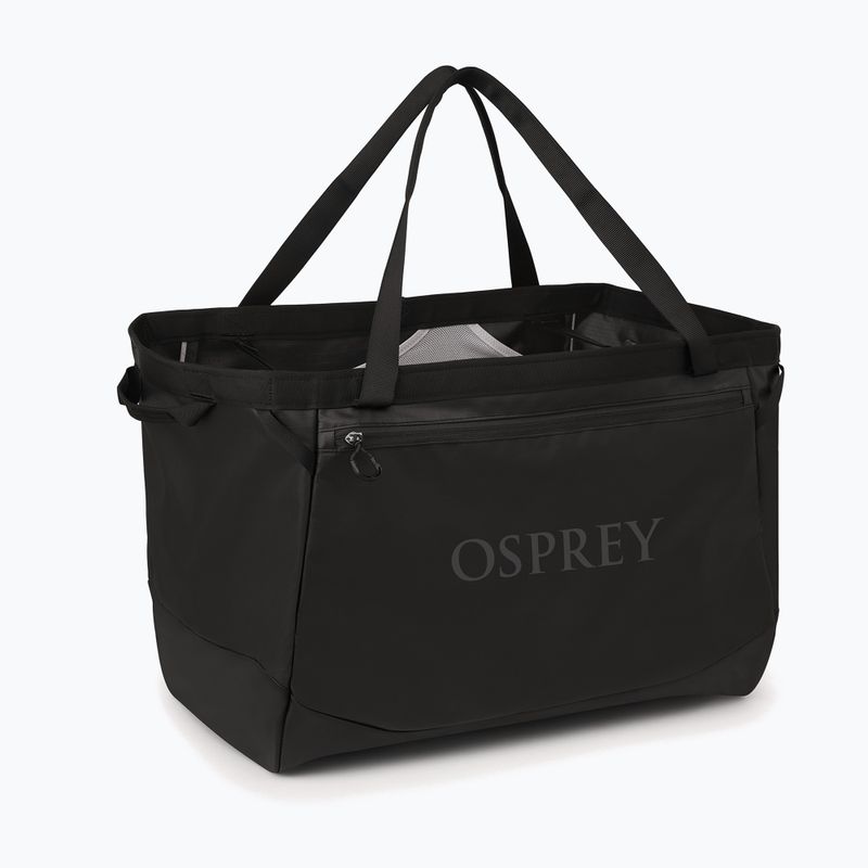 Cestovná taška Osprey Transporter Gear Tote 60 l raven black/black 2