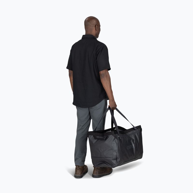 Cestovná taška Osprey Transporter Gear Tote 60 l raven black/black 5
