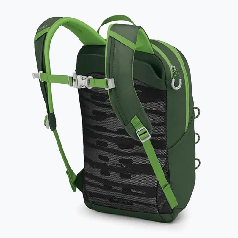 Detský turistický batoh Osprey Jet 12 l green canopy/limeline green 2