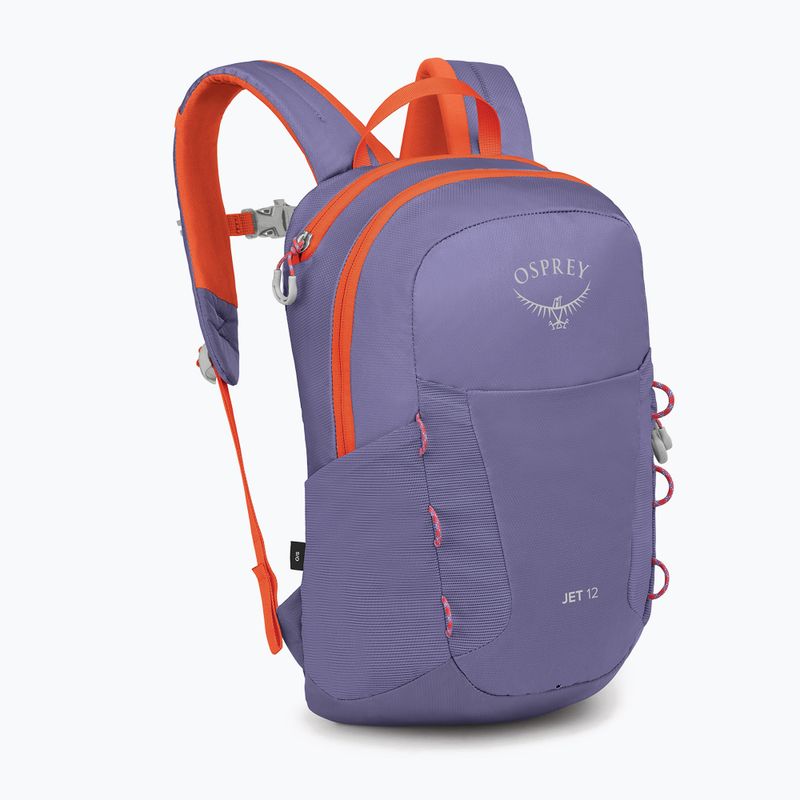 Detský turistický batoh Osprey Jet 12 l euphoria purple/mars orange 2