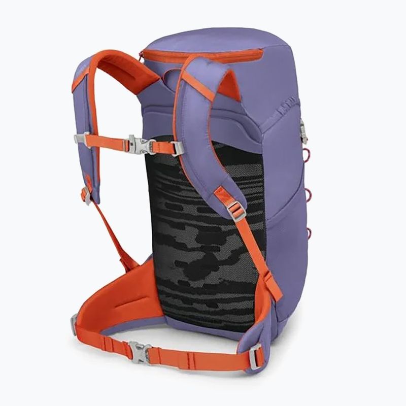 Detský turistický batoh Osprey Jet 18 l euphoria purple/ mars orange 2