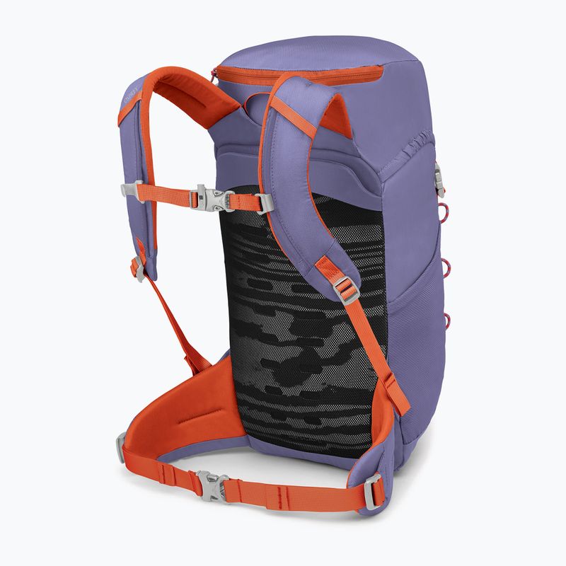 Detský turistický batoh Osprey Jet 18 l euphoria purple/ mars orange 3