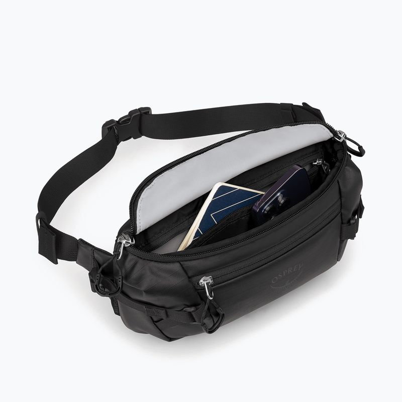 Ľadvinka Osprey Transporter Waist Pack 3 l raven black 4