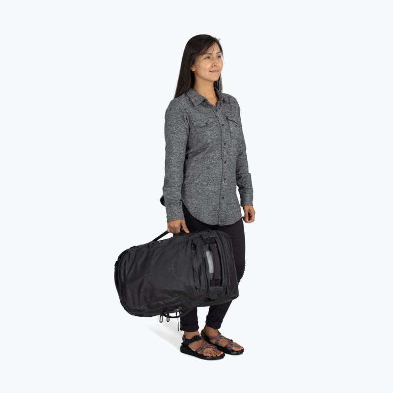 Cestovná taška Osprey Transporter Squffel 70 l raven black 5