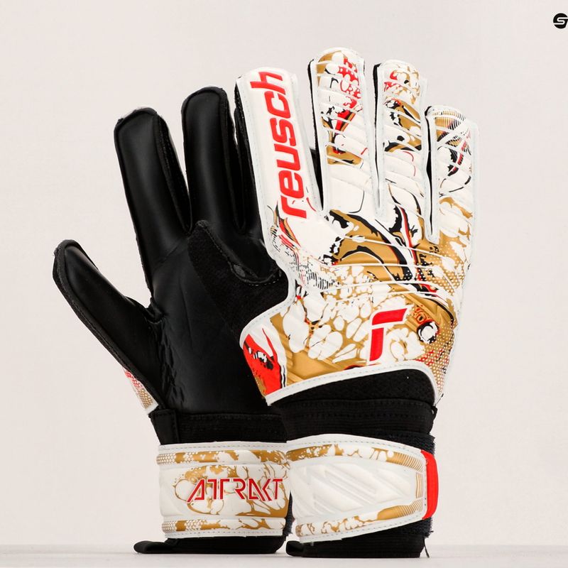 Reusch brankárske rukavice Attrakt Solid white 5370515-1131 10