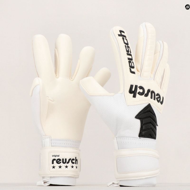 Reusch Legacy Arrow Silver brankárske rukavice biele 5370204-1100 10