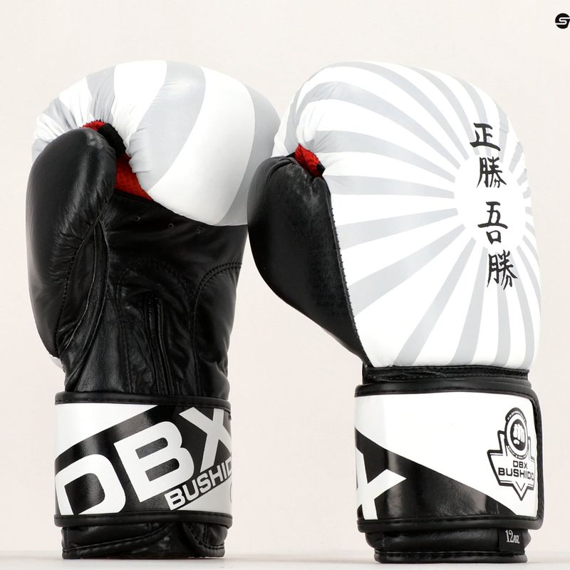 Sparingové boxerské rukavice Bushido "Japan" biele B-2v8 21