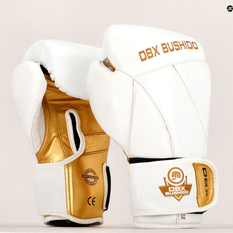 DBX BUSHIDO Hammer biele boxerské rukavice B-2V19 18
