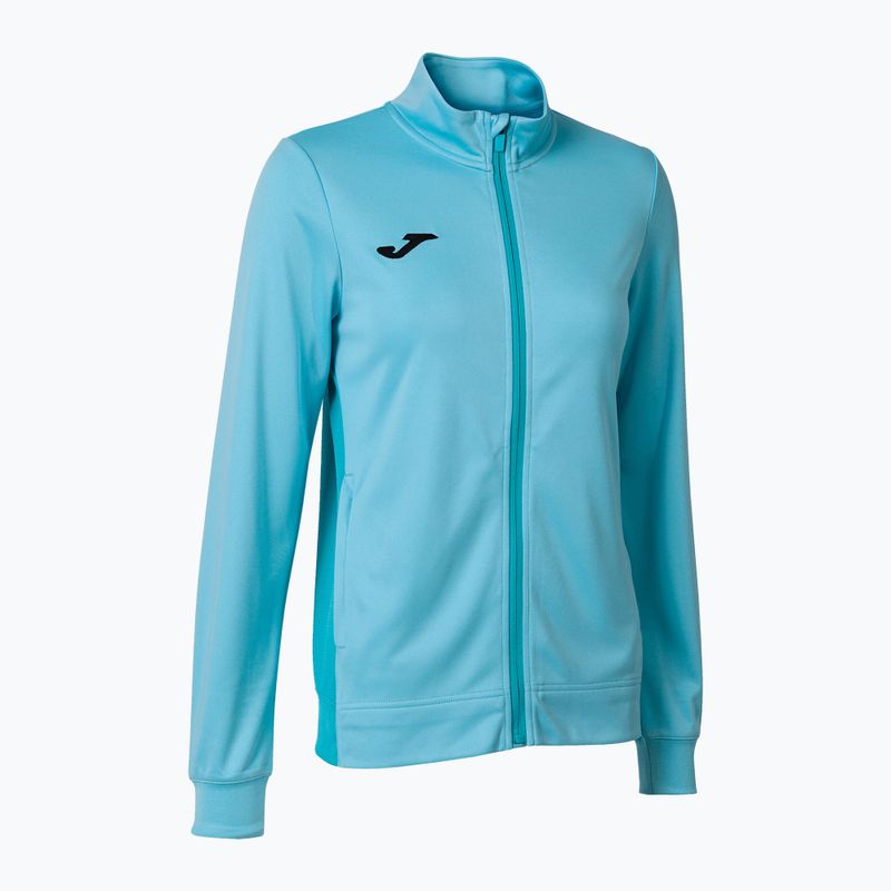 Dámska bežecká mikina Joma Winner II Full Zip sky blue 8