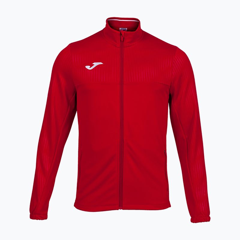 Tenisová mikina Joma Montreal Full Zip červená 12744.6