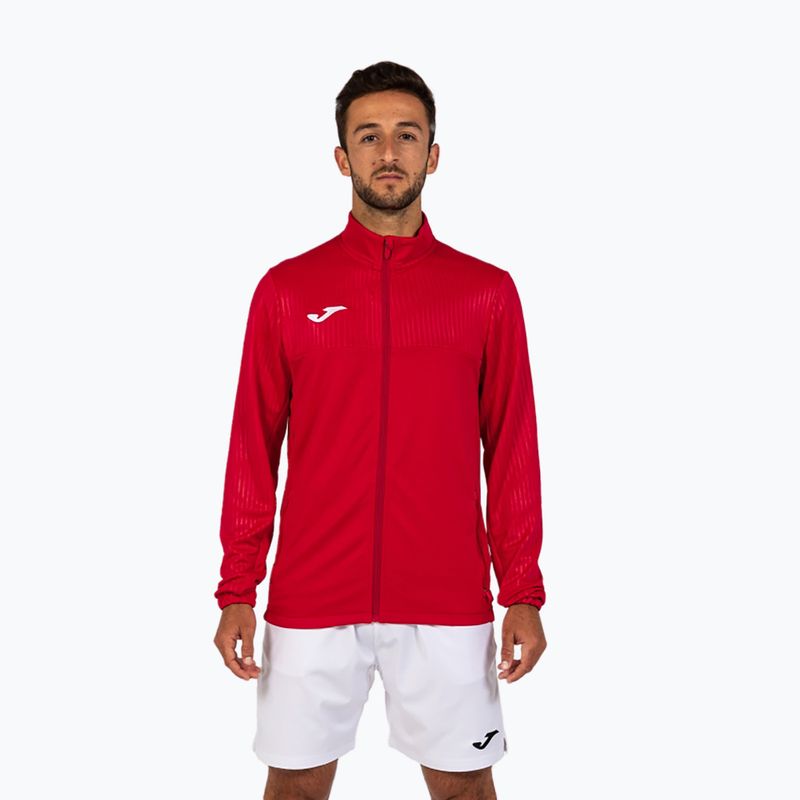 Tenisová mikina Joma Montreal Full Zip červená 12744.6 3