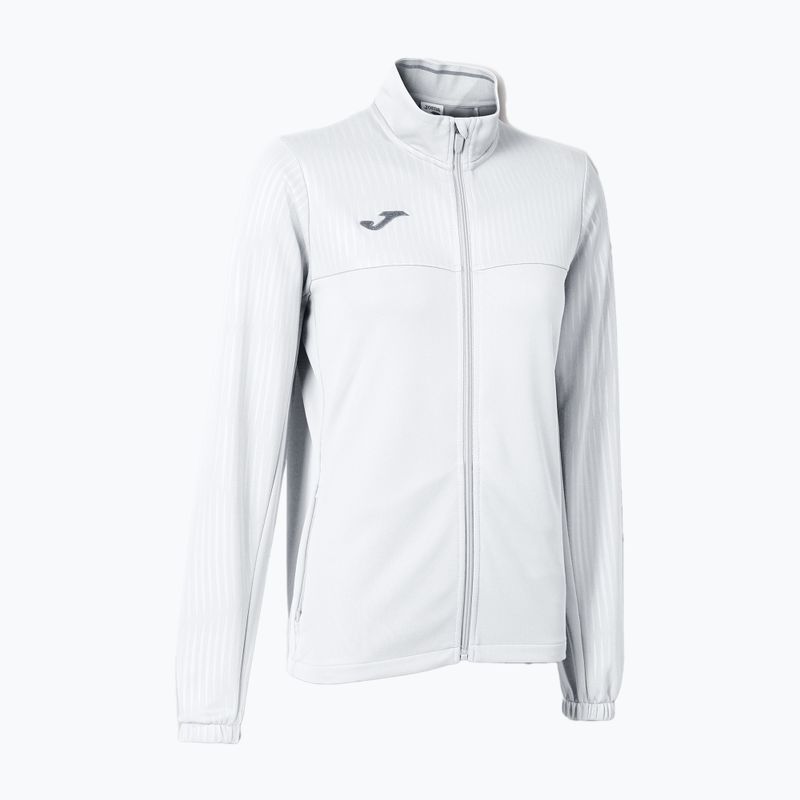 Tenisová mikina Joma Montreal Full Zip biela 91645.2