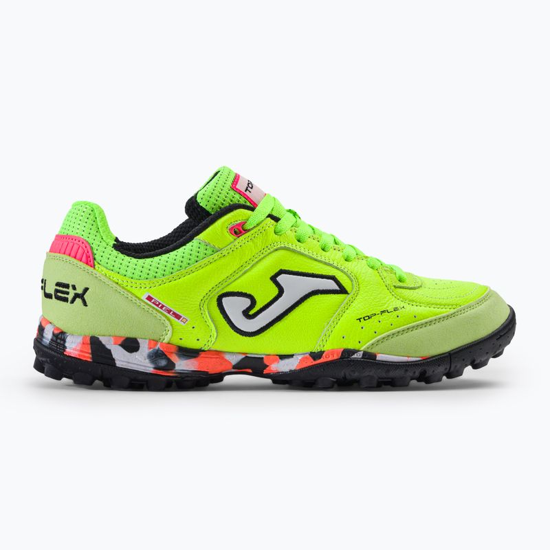 Pánske kopačky Joma Top Flex TF green fluor 2