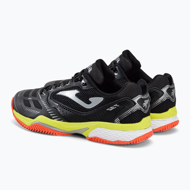 Joma T.Set pánska tenisová obuv čierna TSETW2201P 3
