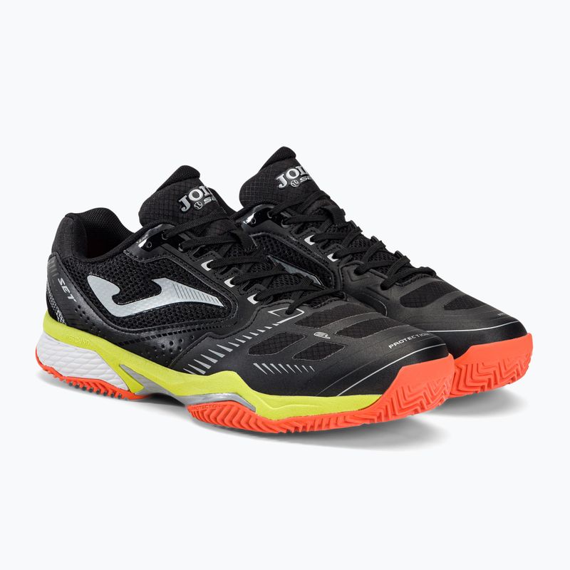 Joma T.Set pánska tenisová obuv čierna TSETW2201P 4