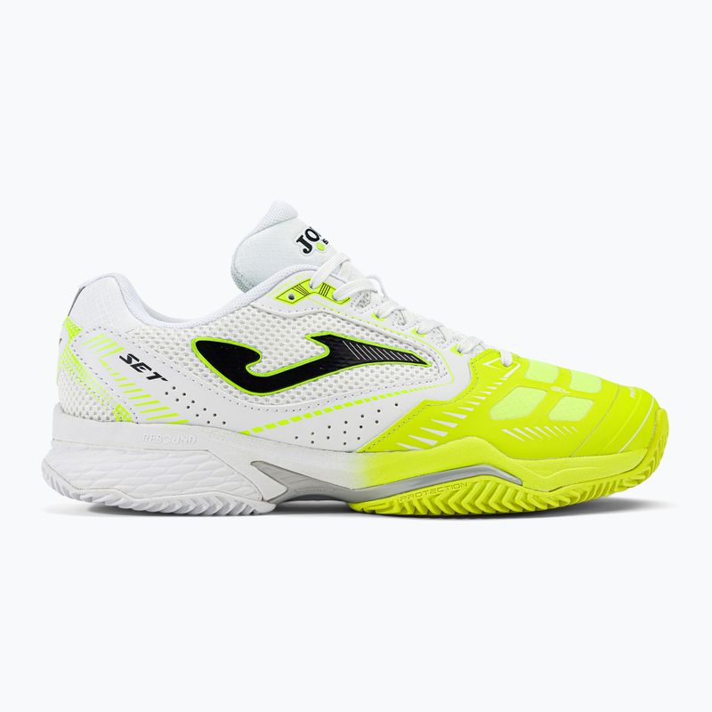 Joma T.Set pánska tenisová obuv bielo-žltá TSETW2209P 2
