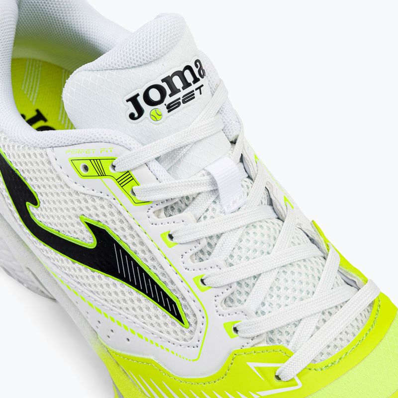 Joma T.Set pánska tenisová obuv bielo-žltá TSETW2209P 8