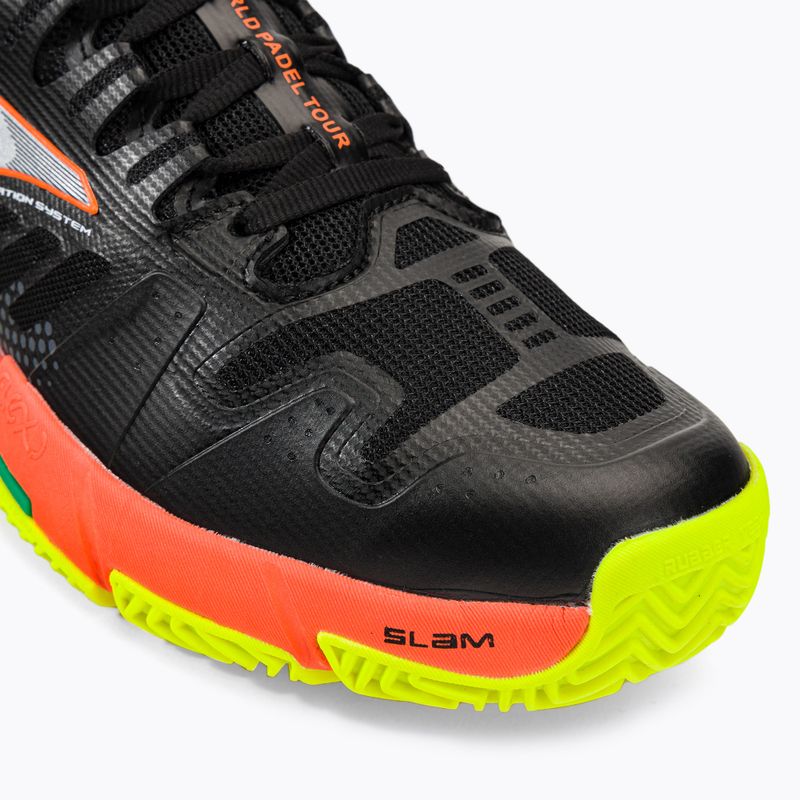 Pánska tenisová obuv Joma T.Slam 2201 black and orange TSLAMW2201P 7
