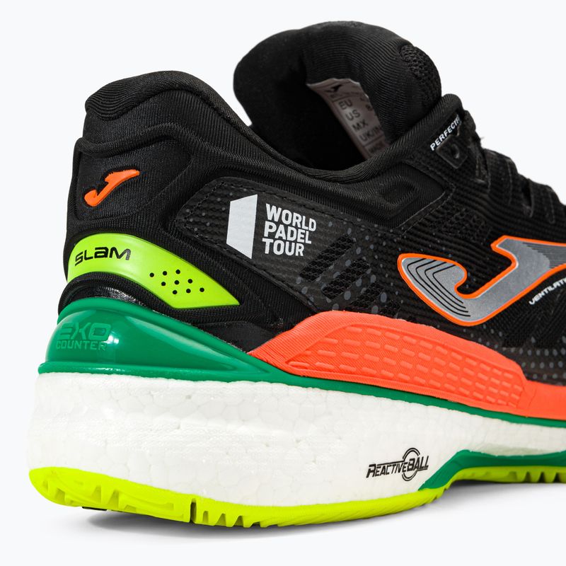 Pánska tenisová obuv Joma T.Slam 2201 black and orange TSLAMW2201P 8
