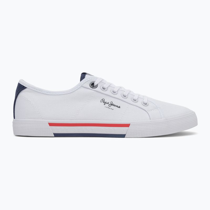 Pánske topánky Pepe Jeans Bradyen Basic white 2