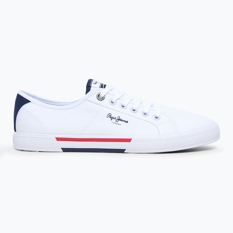 Pánske topánky Pepe Jeans Bradyen Basic white 8