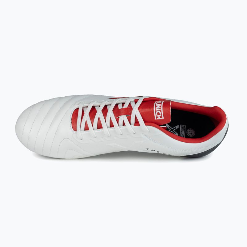 Futbalová obuv MUNICH Arenga FG blanco/rojo 11