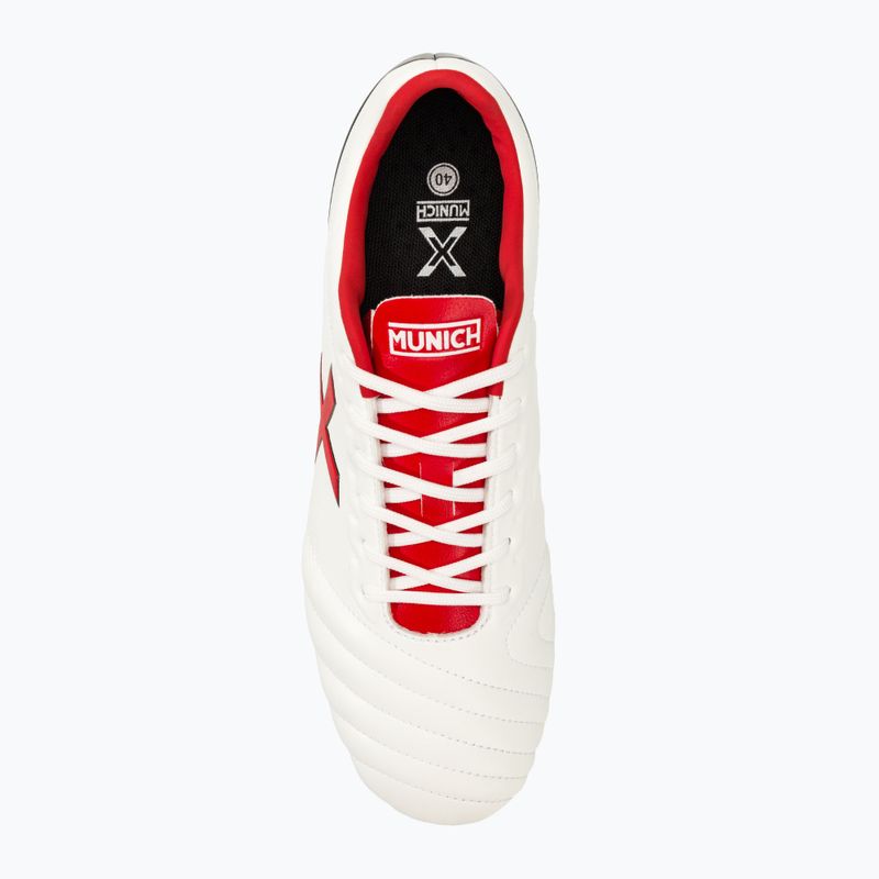 Futbalová obuv MUNICH Arenga FG blanco/rojo 5