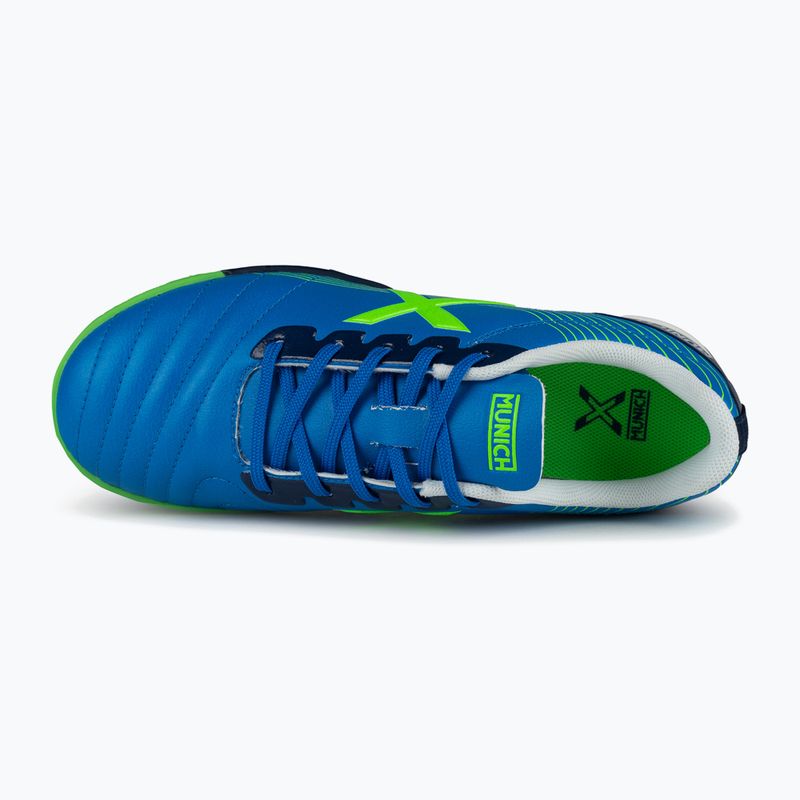 Detská futbalová obuv MUNICH Arenga Kid TF azul 4