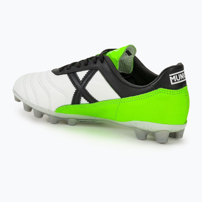Futbalová obuv MUNICH Mundial 2.0 AG blanco/verde 3