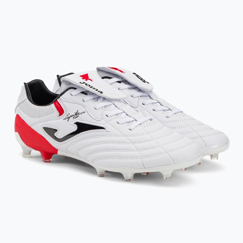 Joma Aguila Cup FG pánske kopačky white/red 4