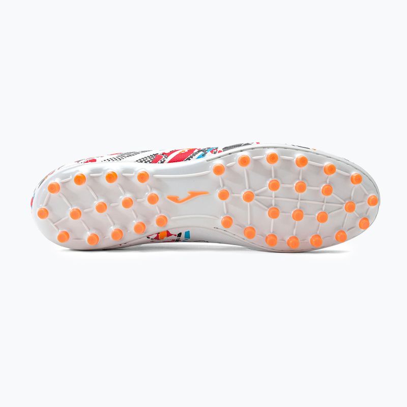 Pánske kopačky Joma Evolution AG white/black/orange 5