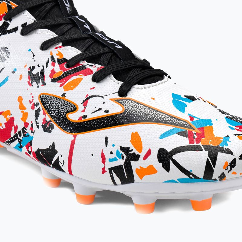 Joma Evolution FG pánske kopačky white/black/orange 7