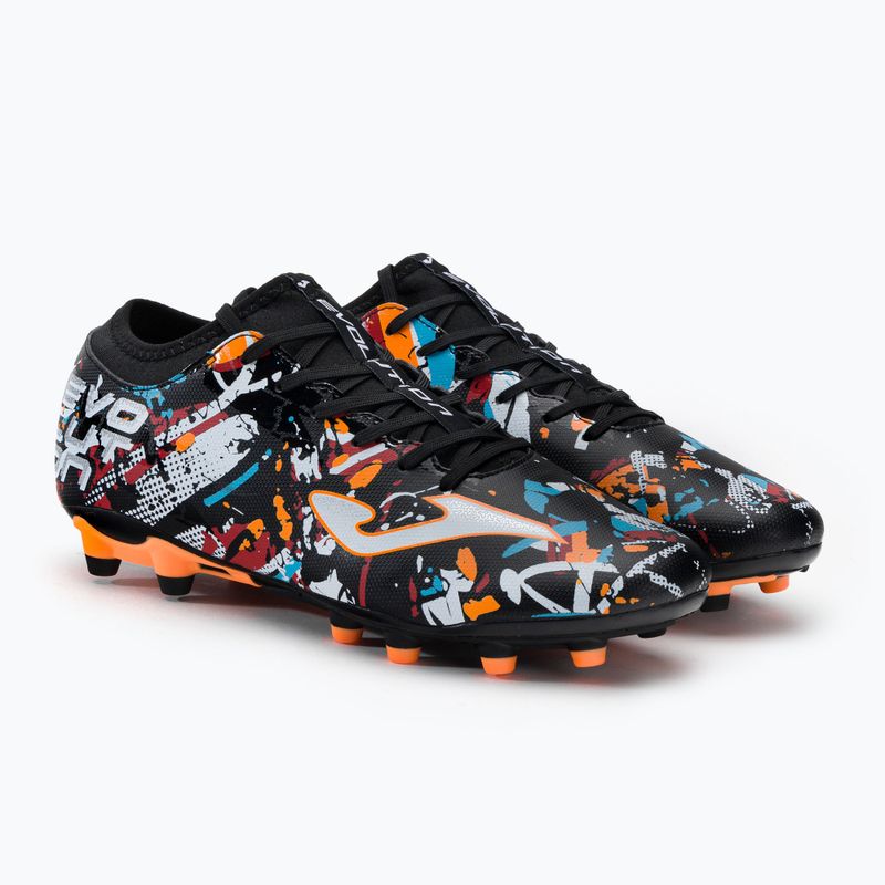 Joma Evolution FG pánske kopačky black/white/red 4