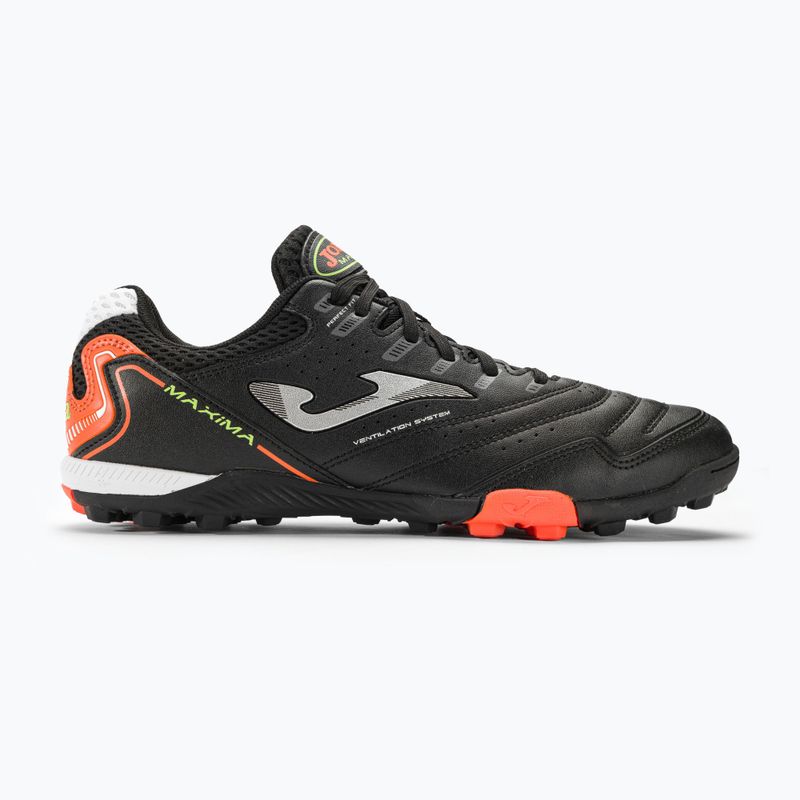 Pánske kopačky Joma Maxima TF black/orange 2