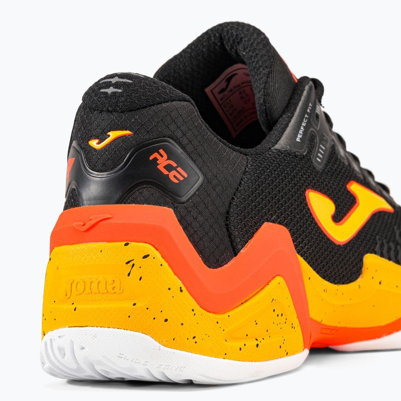 Pánska tenisová obuv Joma T.Ace 2301 black and orange TACES2301T 9