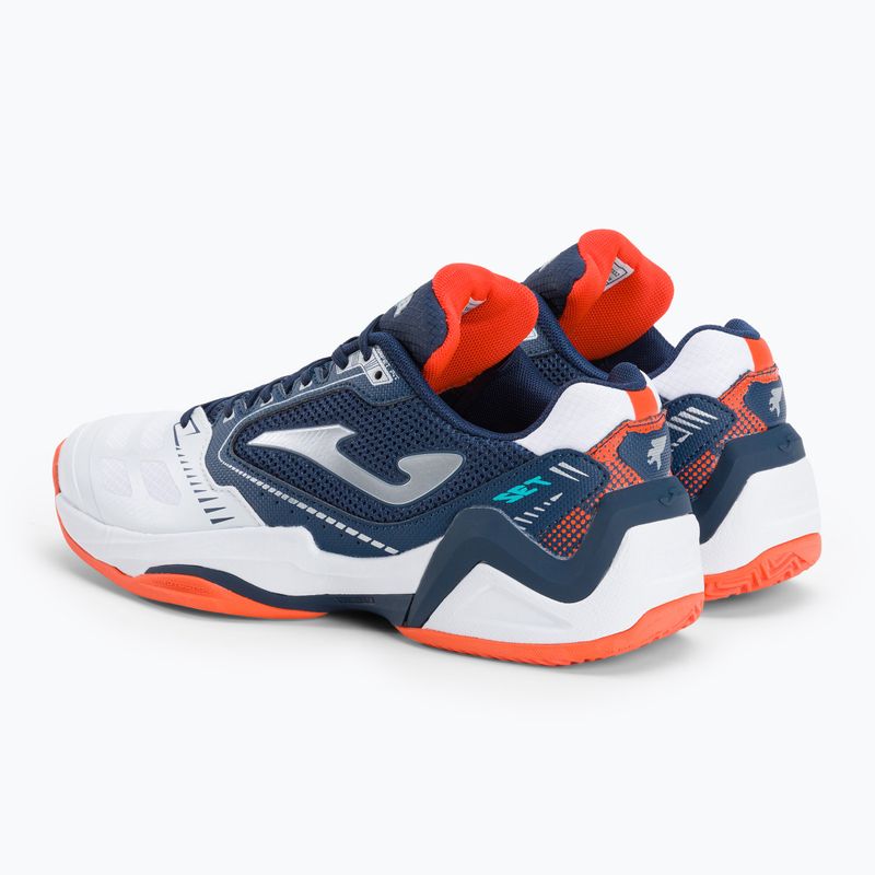 Joma T.Set Padel pánska tenisová obuv navy blue and white TSETS2332P 3