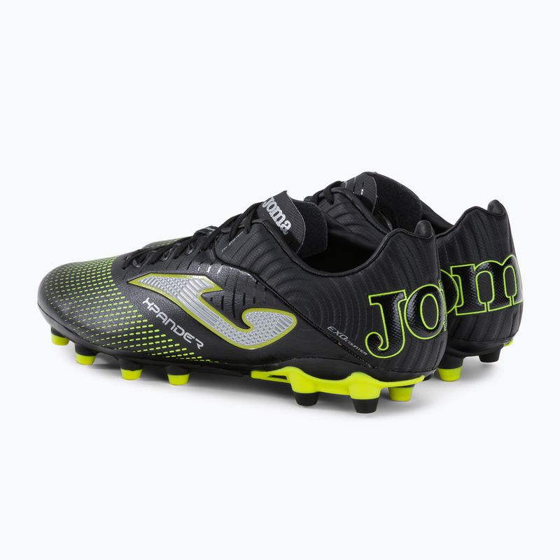 Pánske kopačky Joma Xpander FG black/lemon fluor 3