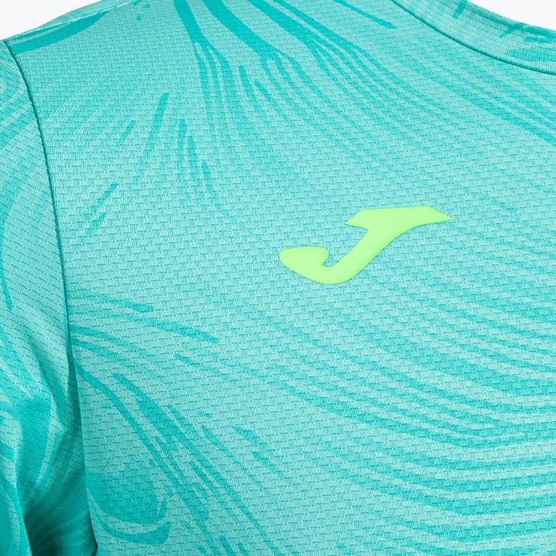 Pánske tyrkysové tenisové tričko Joma Challenge 3