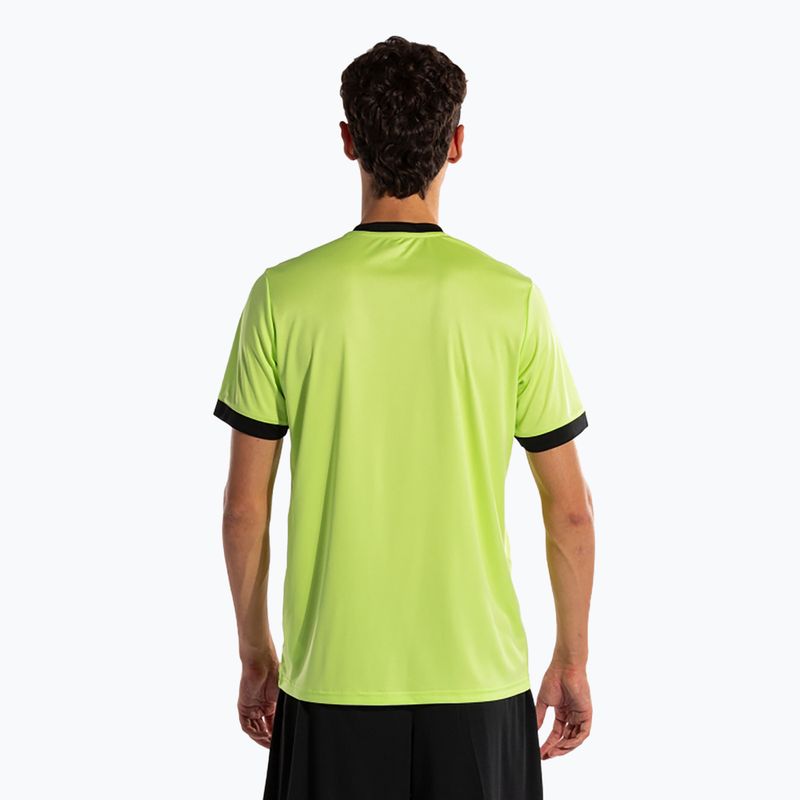 Pánske tenisové tričko Joma Court lime/black 3