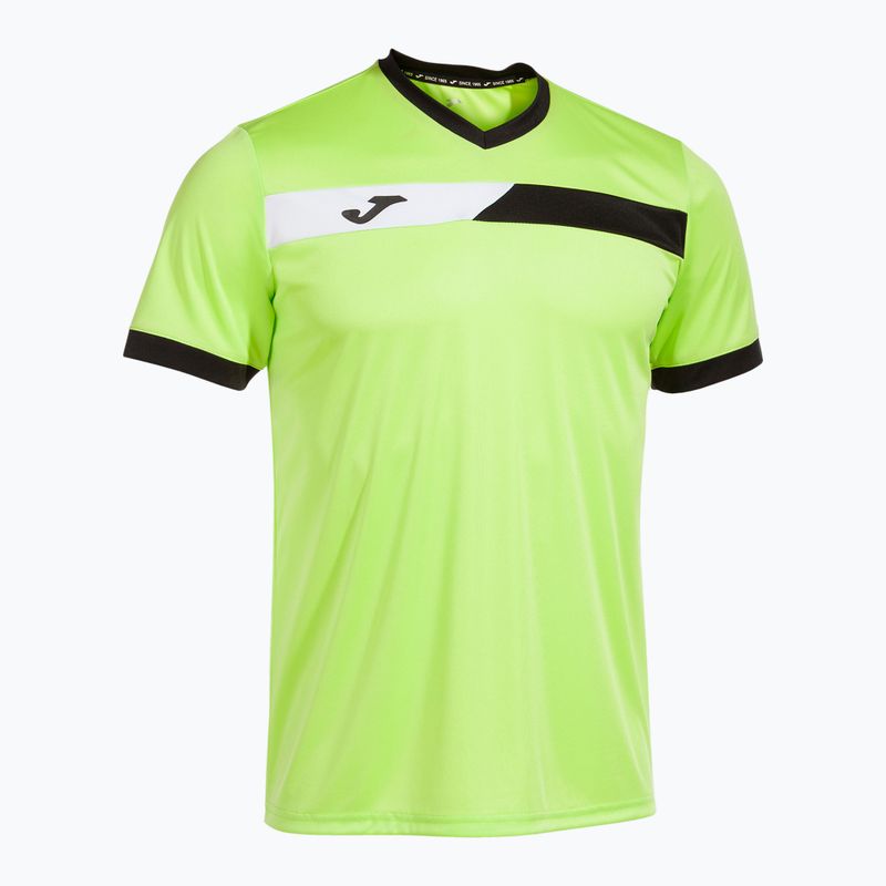 Pánske tenisové tričko Joma Court lime/black 5