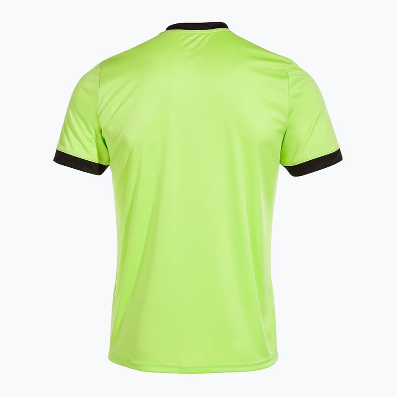 Pánske tenisové tričko Joma Court lime/black 6