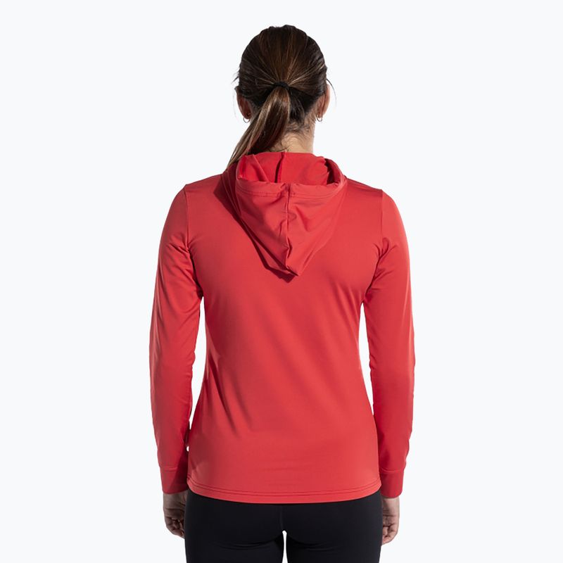 Dámska tenisová mikina Joma Sculpture II Zip-Up Hoodie red 4