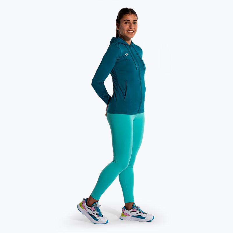 Dámska tenisová mikina Joma Sculpture II Zip-Up Hoodie green 2
